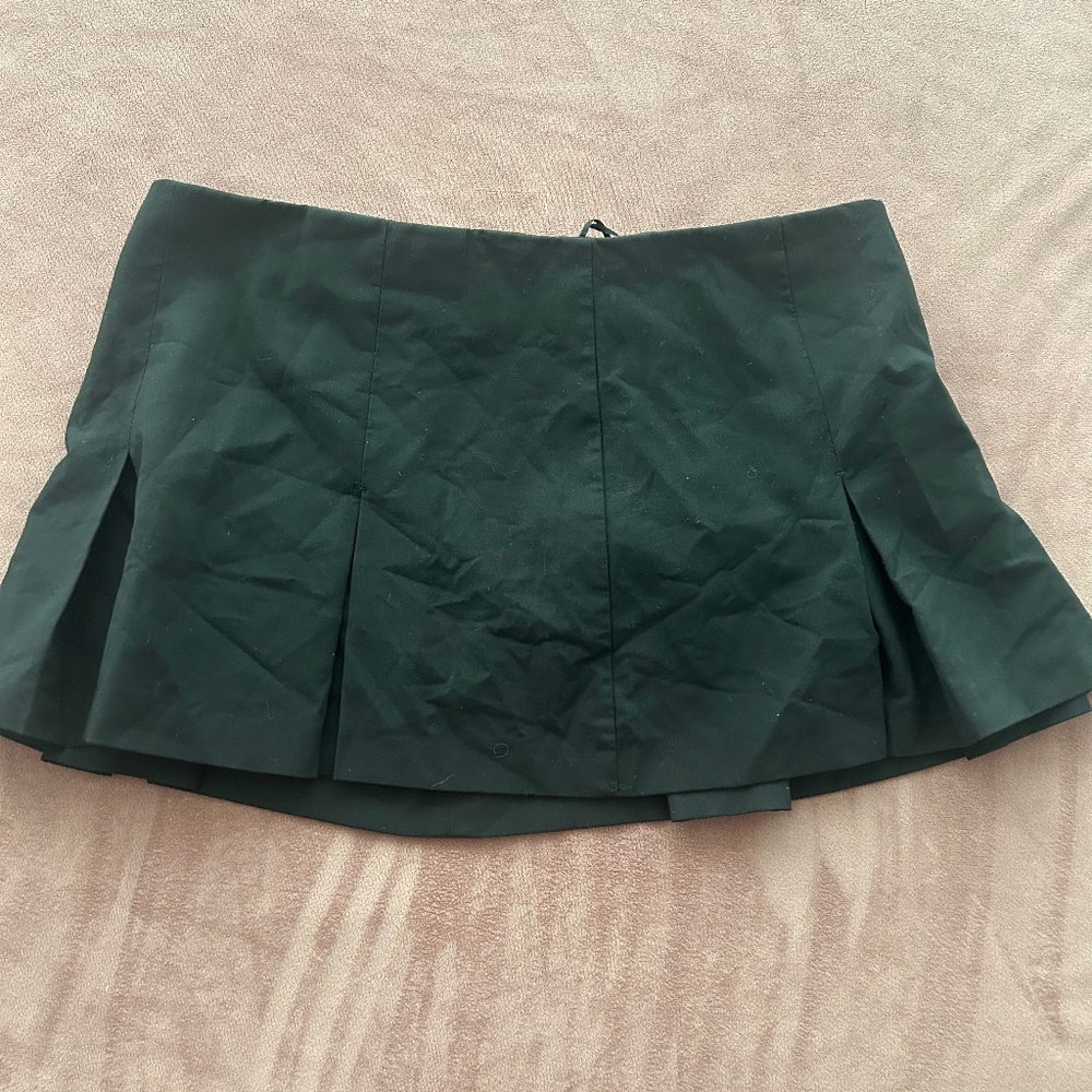Zara pleated mini skirt